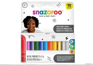 Snazaroo tyčinky na obličej 12ks
