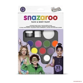 Snazaroo obličejové barvy - Velká sada Party pack